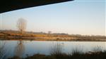 Schade aan stuw Grave met lage waterstand vanaf stuw Sambeek